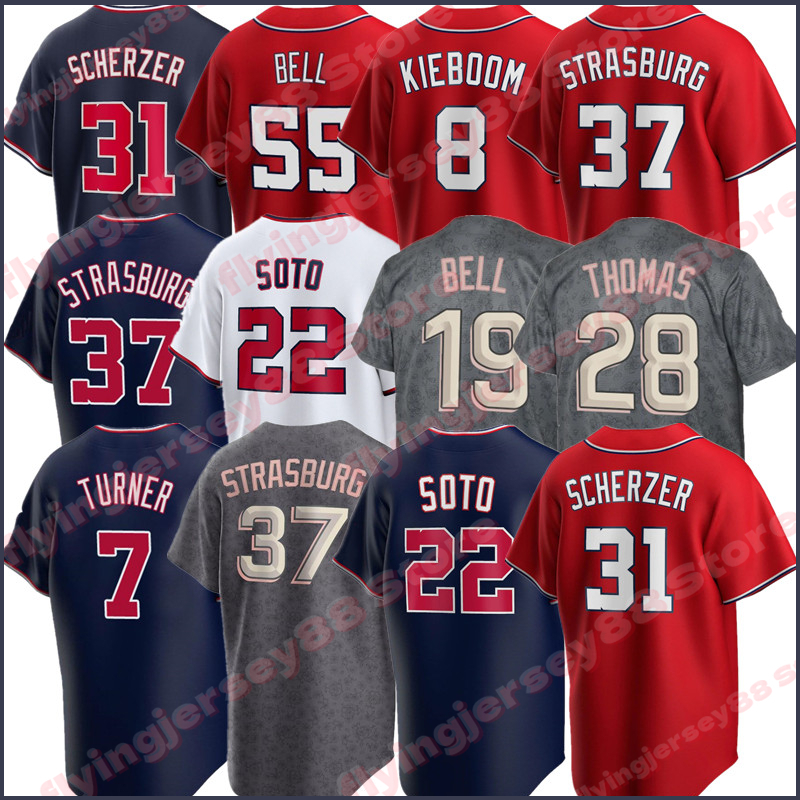 37 Stephen Strasburg Baseball Jerseys Jeimer Candelario Hunter Harvey Patrick Corbin Joey Meneses Lane Thomas Alex Call Carter Kieboom CJ Abrams Garcia 22 Juan Soto, Red
37 Stephen Strasburg Baseball Jerseys Jeimer Candelario Hunter Harvey Patrick Corbin Joey Meneses Lane Thomas Alex Call Carter Kieboom CJ Abrams Garcia 22 Juan Soto, Red