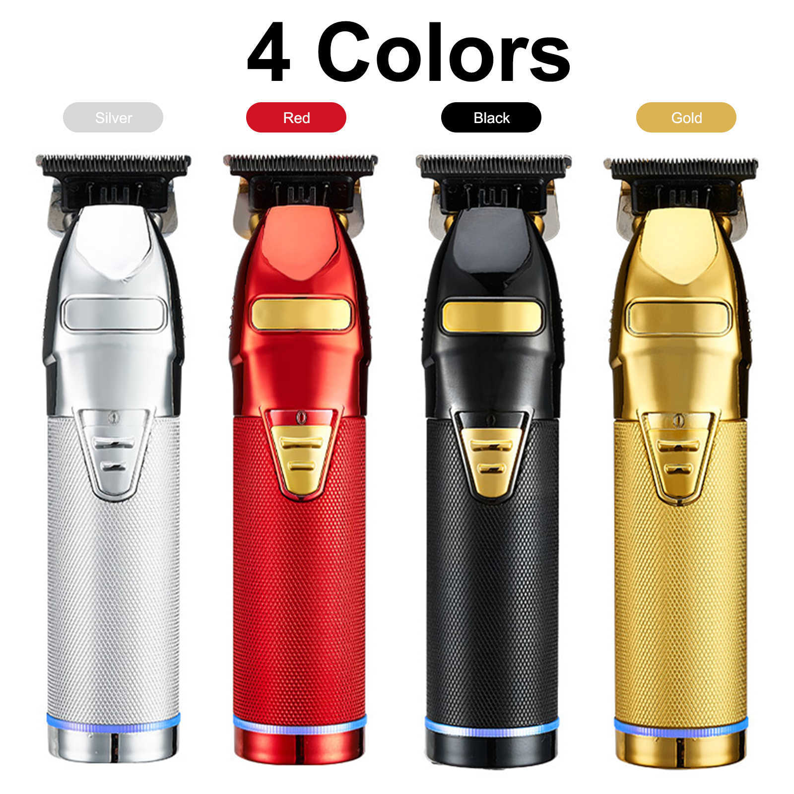 Hair Trimmer Hair Clippers with Guide Combs Men Cordless Hair Cutting Trimmer Kit Electric Haircut Kit Beard Trimmer Barber Hair Styling Tool