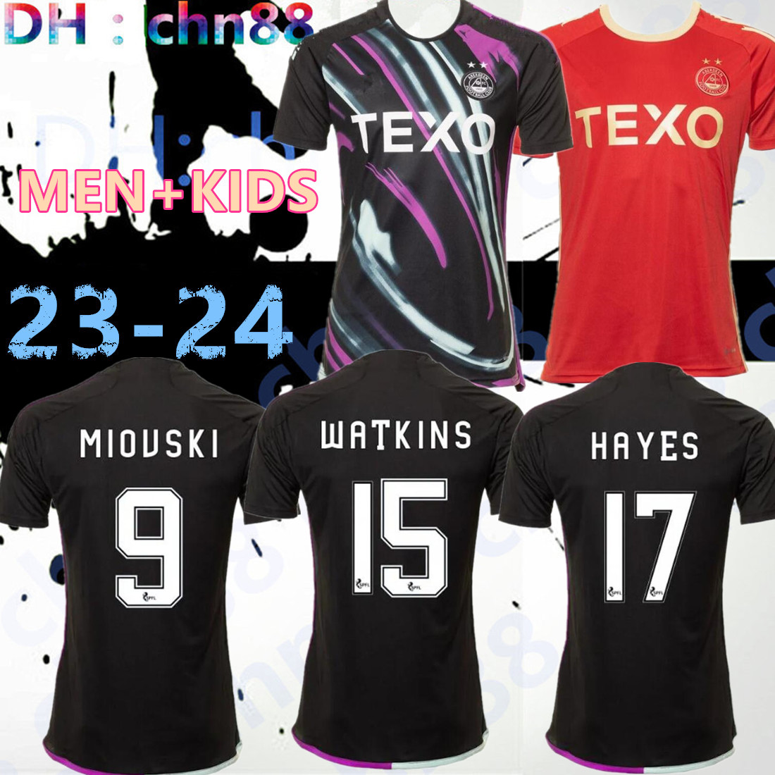 Aberdeen FC 23 24 soccer jerseys home away SPECIAL HAYES 17 WATKINS 15 MIOVSKI 9 DUK 11 2023 jersey football shirts, 22-23 third
Aberdeen FC 23 24 soccer jerseys home away SPECIAL HAYES 17 WATKINS 15 MIOVSKI 9 DUK 11 2023 jersey football shirts, 22-23 third