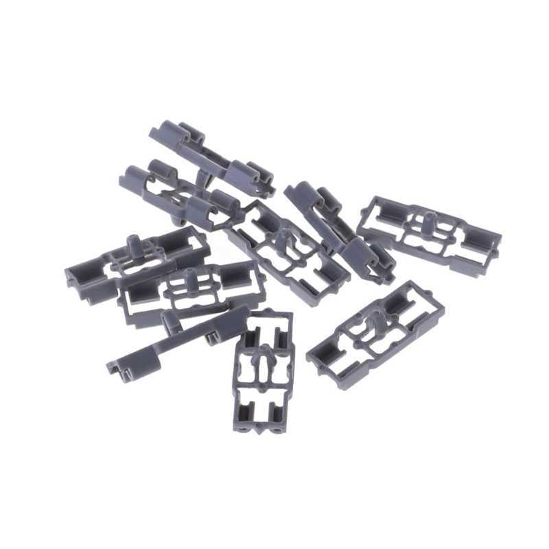 10pcs Car Lower Door Weatherstrip Fixed Clips Auto Front Rear Plastic Seal Retainer Clip Fastener Car Accessories for BMW X5 E53