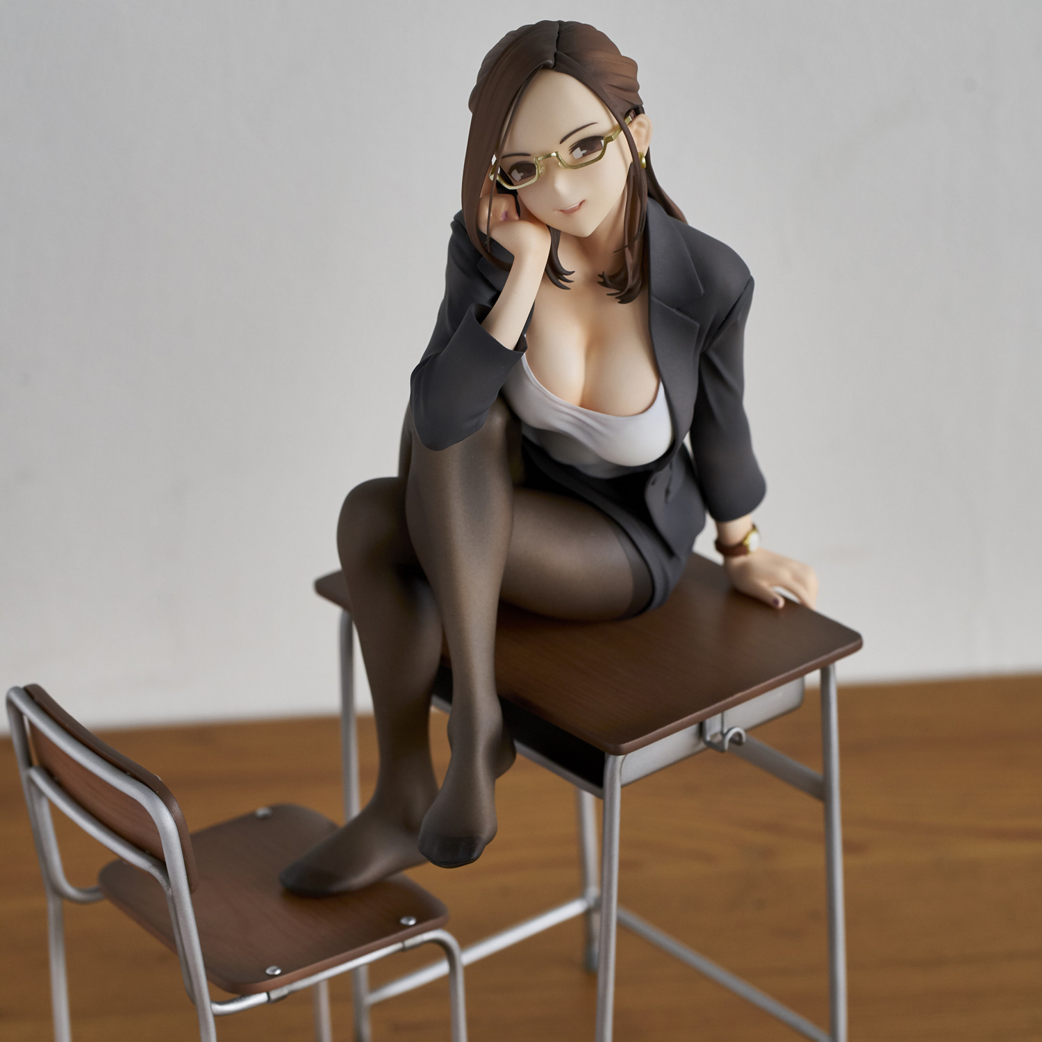 Movie Games Anime Miru Tights Okuzumi Yuiko Figure Anime Girl PVC Action Figure Collection Desktop Model Toys Doll Kids Gifts