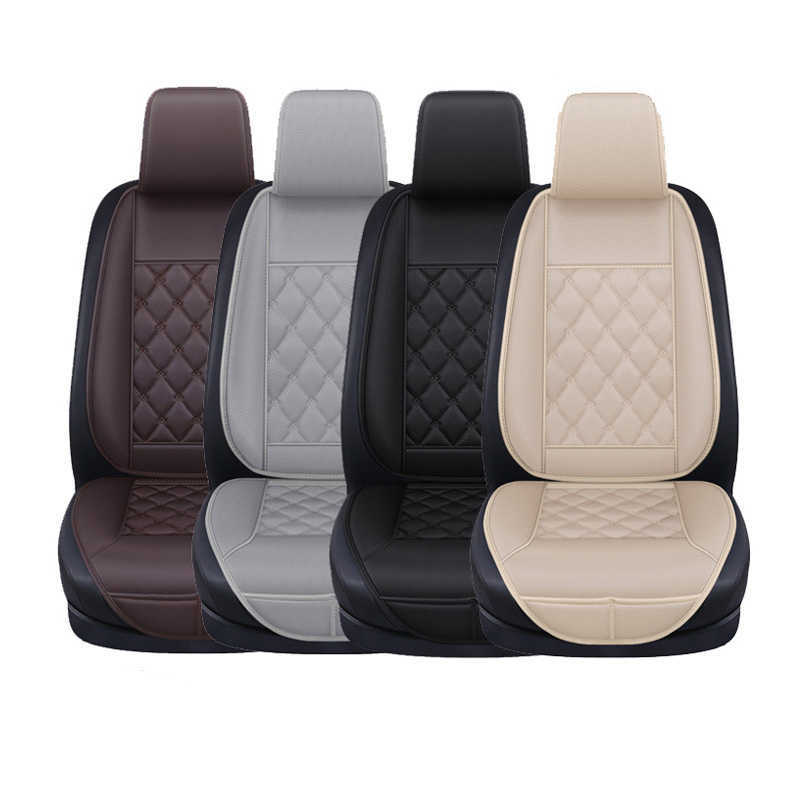 New Leather Car Seat Cover Protector Mat Universal Front/Rear with Backret Waterproof Van Auto Seat Covers Cushion Protector Pad New