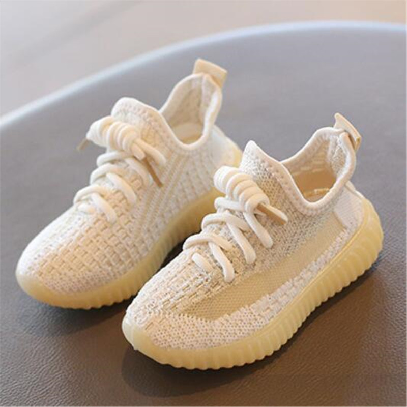 Spring Autumn Childrens Sports Shoes Flying Woven Breathable Kids Athletic Shoe Boys Girls Sneakers Soft-Soled Toddler Baby Shoes Chaussures Pour Enfa