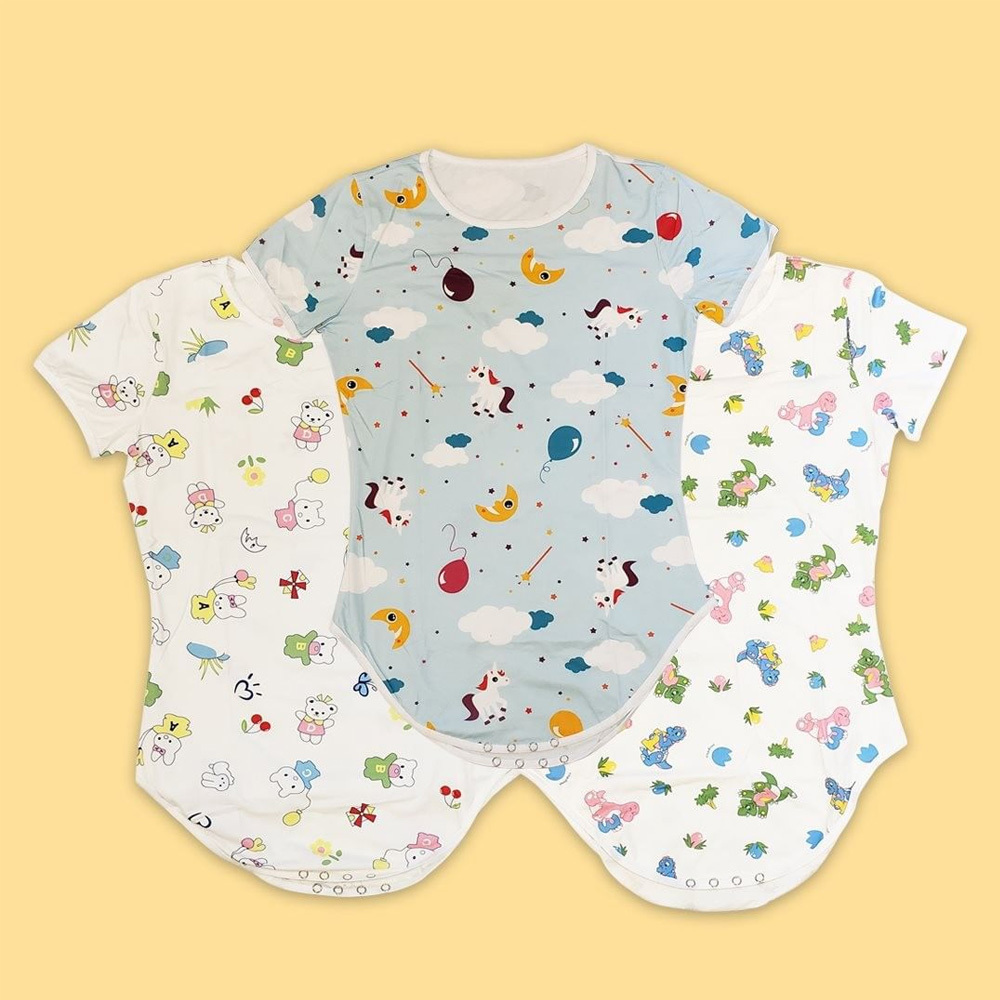 Pajamas DDLG Adult Bodysuit Snap Crotch Romper Onesie For Baby Diaper lover Boys Girl 230711