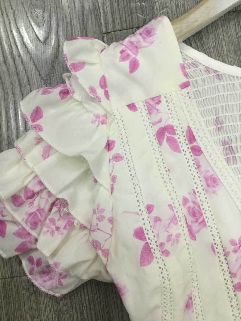 Basic Casual Dresses Bohemian inspired crochet and lace printed cotton mini dress wrap style summer dress cute V-neck short sleeved party dress 230711