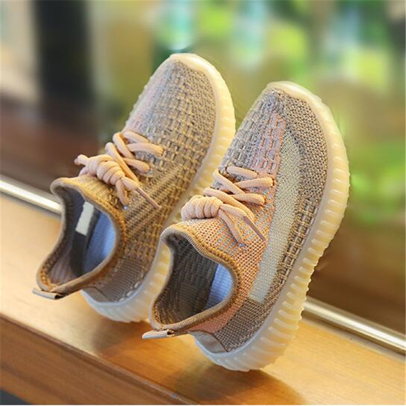 Spring Autumn Childrens Sports Shoes Flying Woven Breathable Kids Athletic Shoe Boys Girls Sneakers Soft-Soled Toddler Baby Shoes Chaussures Pour Enfa