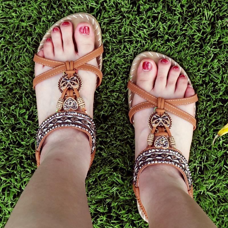 Sandal Summer Wedges Shoes Ladies Butterfly knot Slides Sandalias Mujer Bohemia Elastic Band Sandal 230711