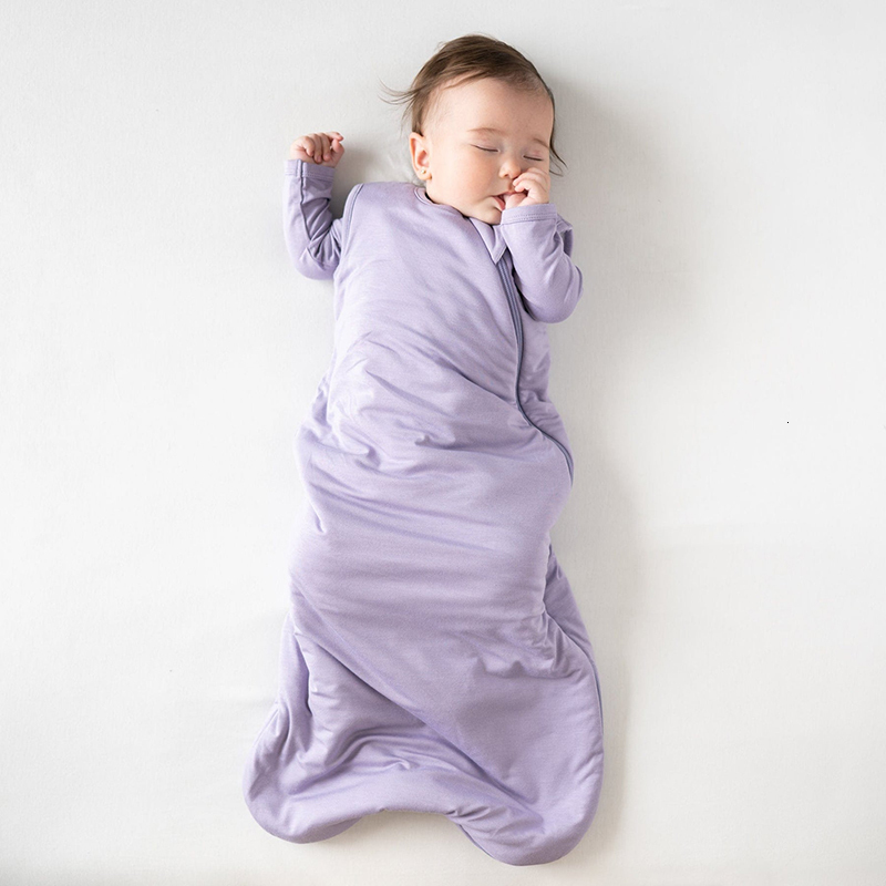 Sleeping Bags Bamboo Fiber Baby Summer Bag Soft Comfortable Zipper Infant born Sleep Sack Sleeveless for Kids 230711