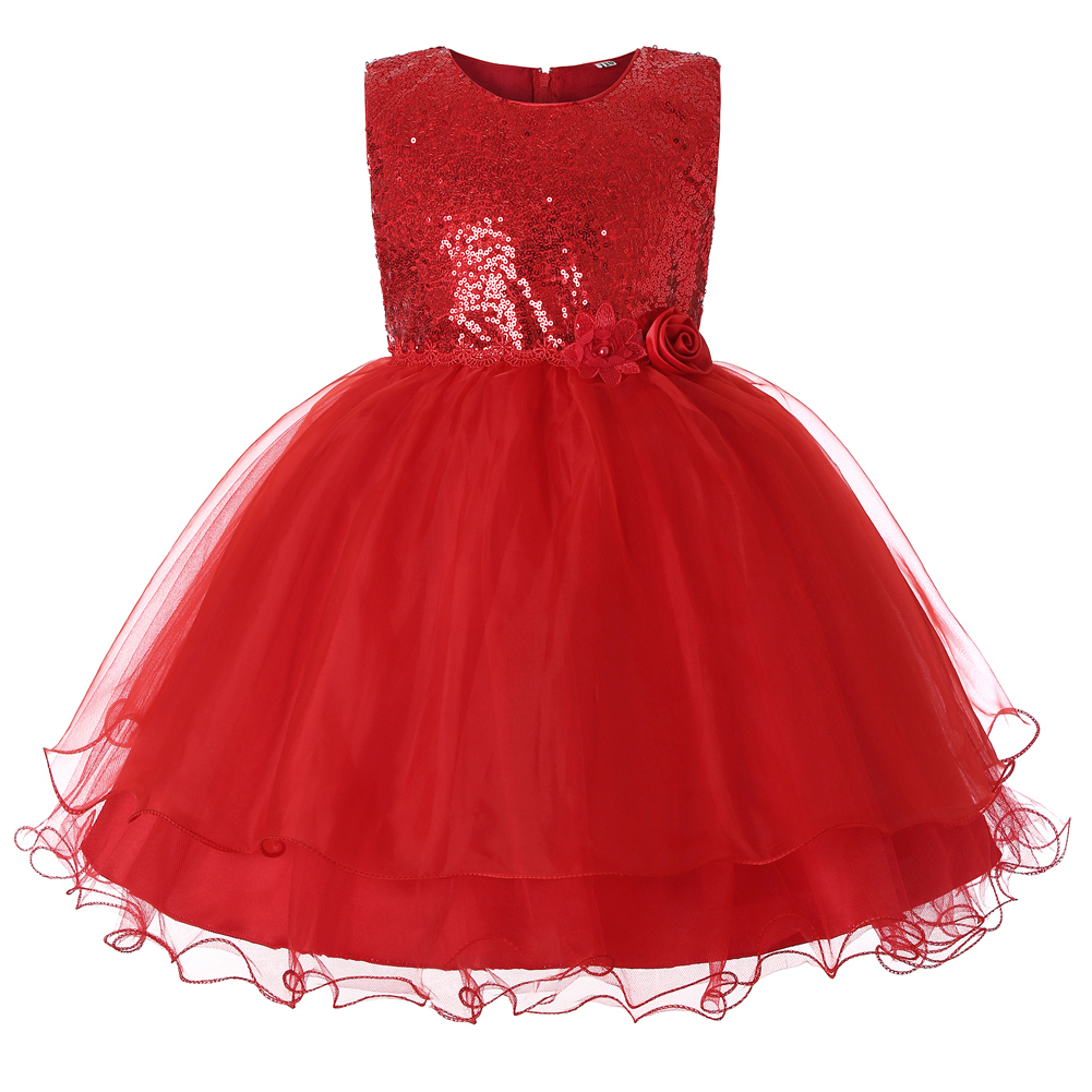 Girl's Dresses Kid Ball Birthday Flower Girl Bridesmaid Dress For Party Sequined Princess Customer of 7 Years Old 230712