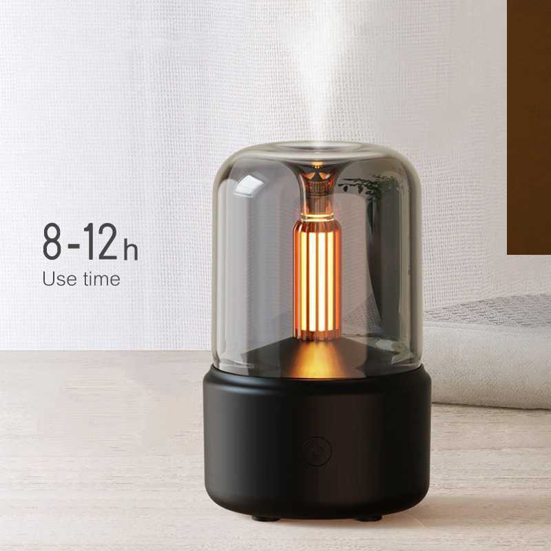Aromatherapy Wired Air Humidifier Bedroom Mini Mute Ultrasonic Usb Fogger Diffuser Purifier 260ML USB Cool Mist Maker Aroma Machine
