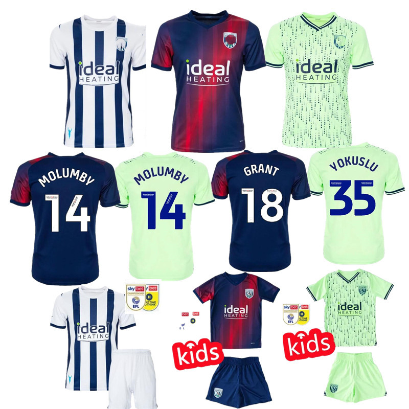 2023 West Bromwichs Albion soccer jerseys 23 24 top men kids home away three GRANT SWIFT WALLACE YOKUSLU MOLUMBY jersey football t-shirts kit, Gold
2023 West Bromwichs Albion soccer jerseys 23 24 top men kids home away three GRANT SWIFT WALLACE YOKUSLU MOLUMBY jersey football t-shirts kit, Gold