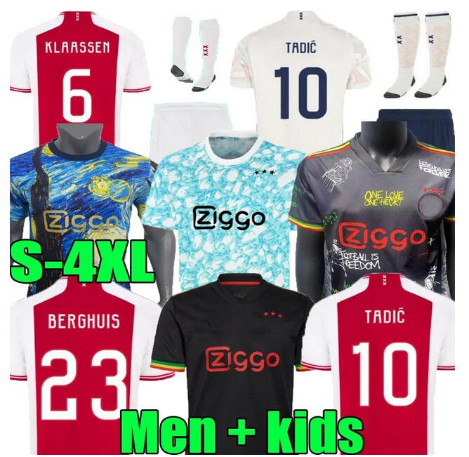 21 22 23 TADIC Bob Marley ajaxs soccer jerseys BERGWIJN 7 football shirt home ANTONY BLIND HALLER NERES men kids kit third set uniforms 2023 2024 fan PLAYER VERSION, 23/24
21 22 23 TADIC Bob Marley ajaxs soccer jerseys BERGWIJN 7 football shirt home ANTONY BLIND HALLER NERES men kids kit third set uniforms 2023 2024 fan PLAYER VERSION, 23/24