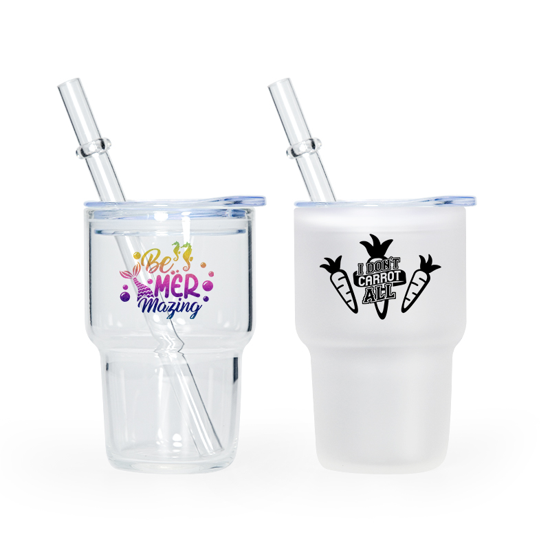 Wholesale! 3oz Sublimation Wine Tumblers Clear Frosted Colors Liqueur Shot Glass with Plastic Lid 60PCS/CTN A0139
Wholesale! 3oz Sublimation Wine Tumblers Clear Frosted Colors Liqueur Shot Glass with Plastic Lid 60PCS/CTN A0139