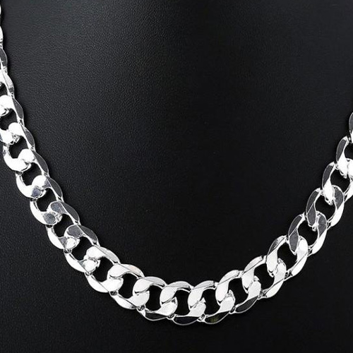 Fine 925 Sterling Silver Figaro Chain Necklace 6MM 16quot24inch Top Quality Fashion Women Men Jewelry XMAS New Arrival