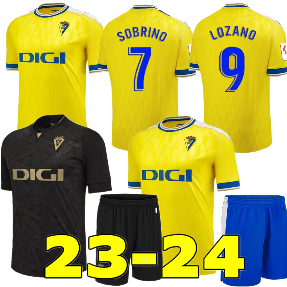 23 24 Cadiz soccer jerseys CADIZ CF 2023 2024 LOZANO ALEX Bodiger Juan Cala CAMISETA ASCENSO A LIGA SANTANDER de Carnaval men kids home away football shirts