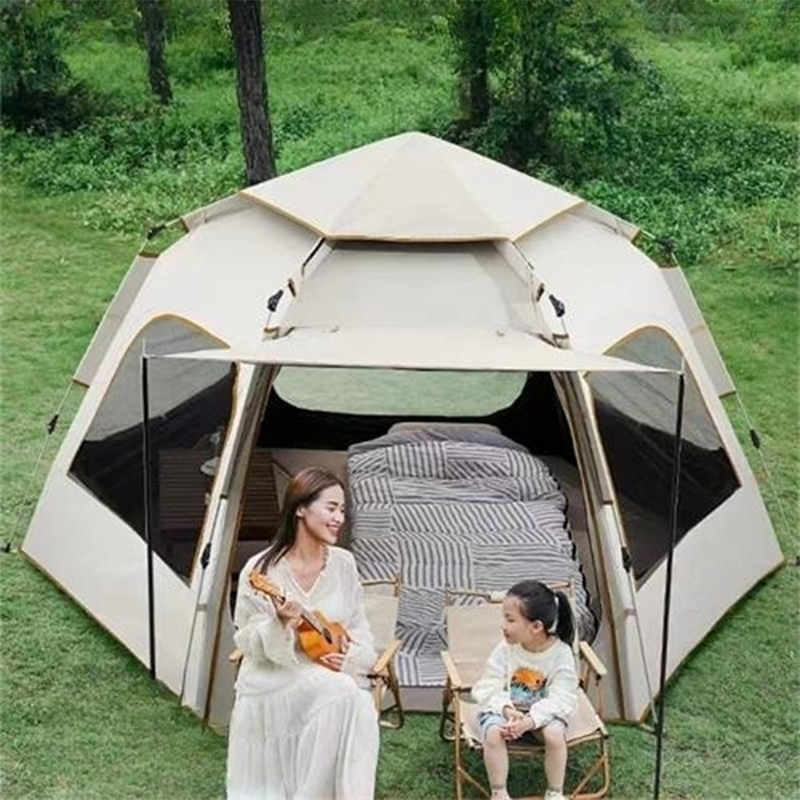 Camping tent automatically and quickly open the pop-up outdoor camping equipment tent