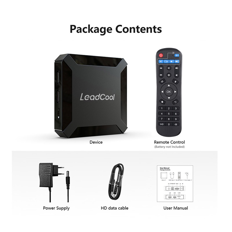 Leadcool H313 4K Settop Box Smart Android TV Box Allwinner H313 Quad Core Android 10 Support WIFI