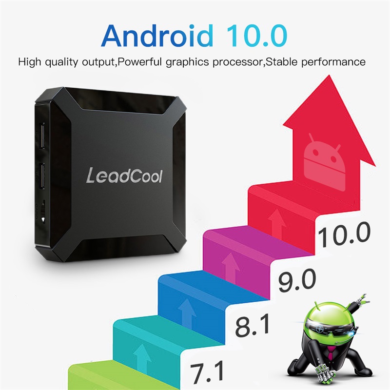 Leadcool H313 4K Settop Box Smart Android TV Box Allwinner H313 Quad Core Android 10 Support WIFI