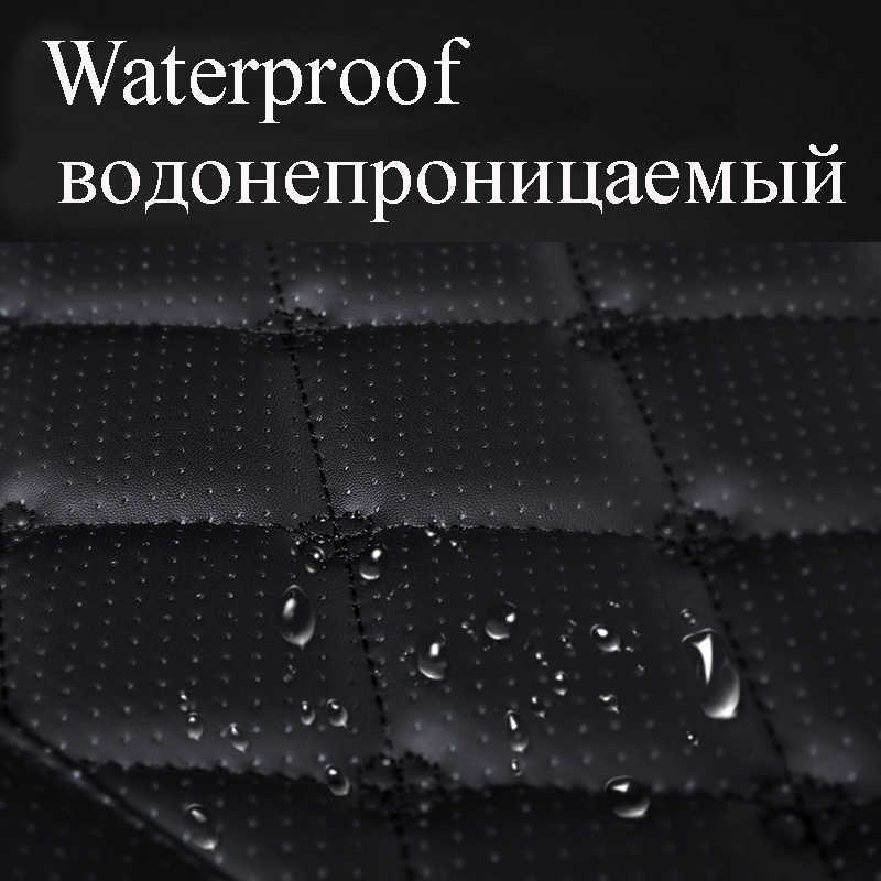 New Leather Car Seat Cover Protector Mat Universal Front/Rear with Backret Waterproof Van Auto Seat Covers Cushion Protector Pad New