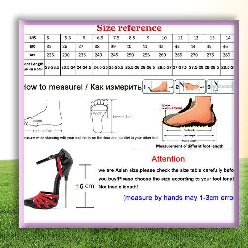 Extreme High Heels 16cm Mixed Colors Ankle Strap Women Shoes Stiletto Heel Show Modeling Party Female Shoes Pumps Sandals 46 LJ200