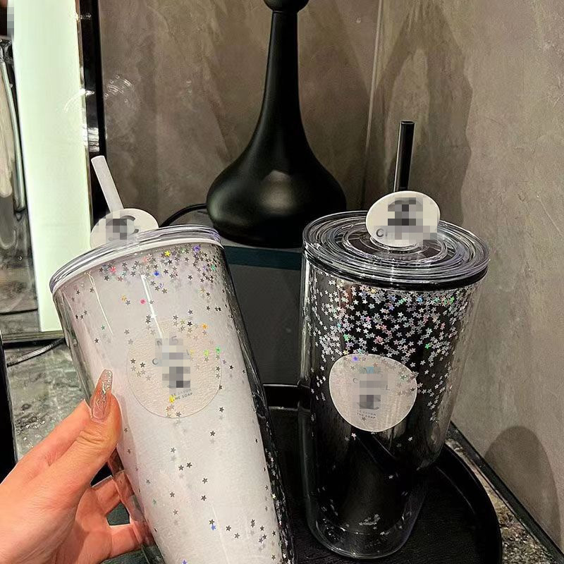 Small Fragrance Thermoses 800mL Royal Queen Double Layer Water Cup 750ml Creative Star Ice High Appearance Level Large Capacity Sippy Cup
