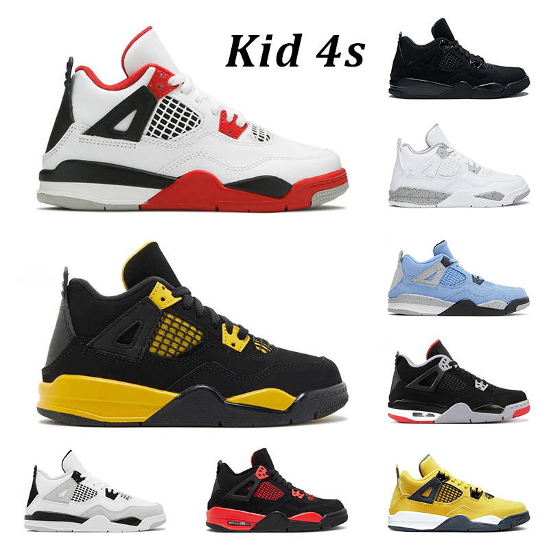 Designer Kids 4s Jumpman 4 Basketball Shoes Military Red Thunder Black Cat White Oreo Fire Red University Blue Girls Boys Grade School sneakers Youth Big Kid Trainers, #40 infrared orange label 36-45
Designer Kids 4s Jumpman 4 Basketball Shoes Military Red Thunder Black Cat White Oreo Fire Red University Blue Girls Boys Grade School sneakers Youth Big Kid Trainers, #40 infrared orange label 36-45