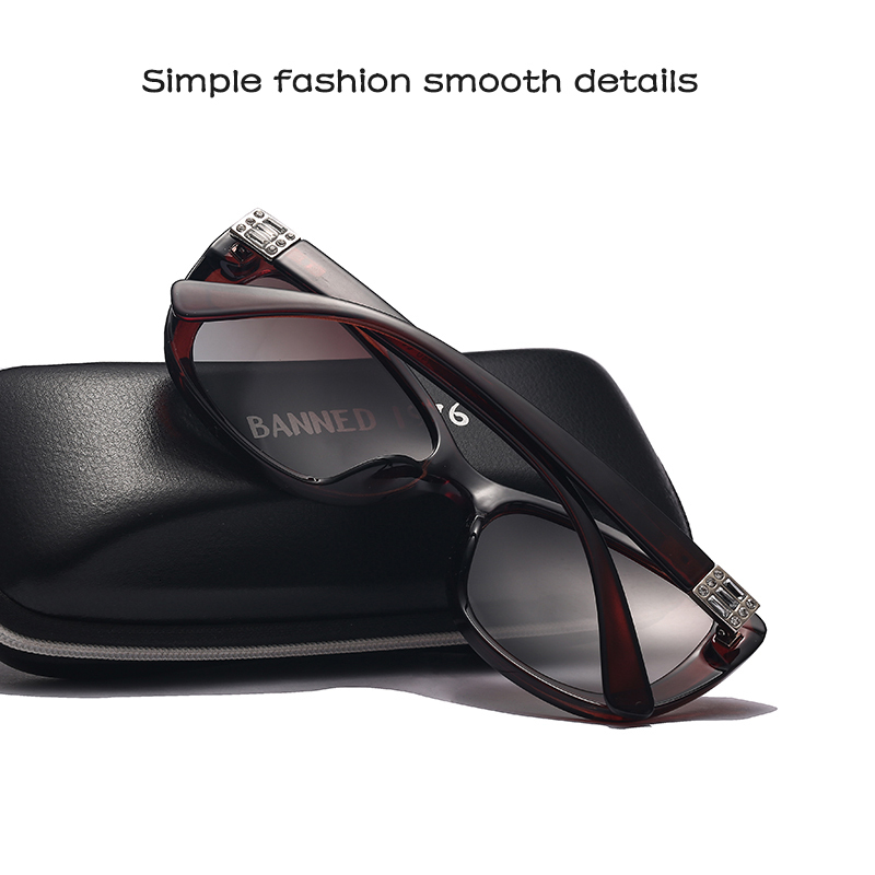 Sunglasses Trend Women Polarized Sunglasses Simple Fashion Lady's UV400 Pochromic Cool Driving Sun Glasses Vintage original gafas 230713