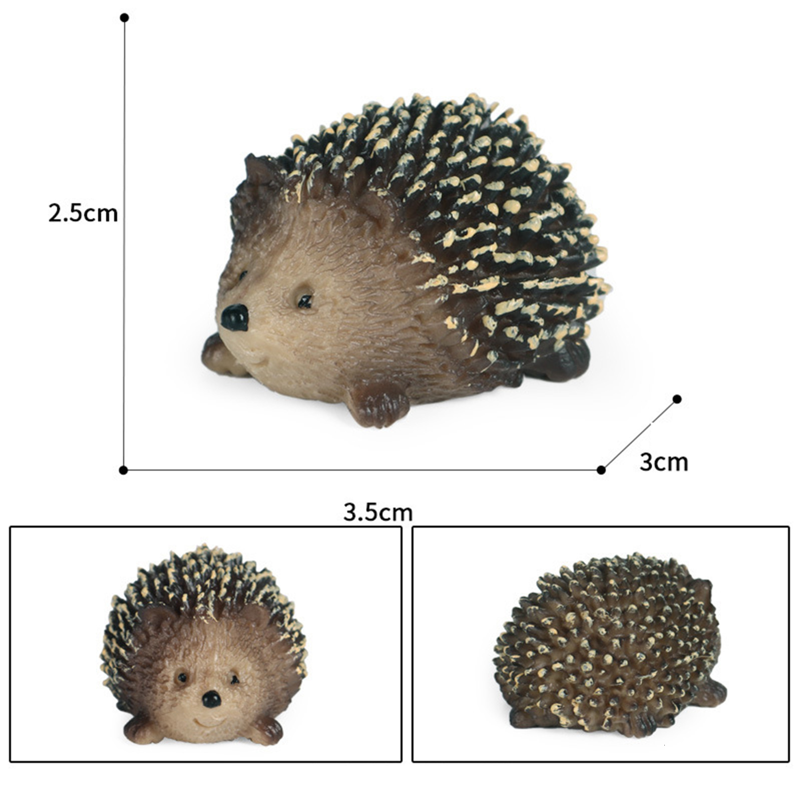Garden Decorations Hedgehogs Garden Animal Outdoor Ornaments Decor Statue Decorative Animals Figurines for Home Patio Lawn Cute Animal Crafts DIY 2307