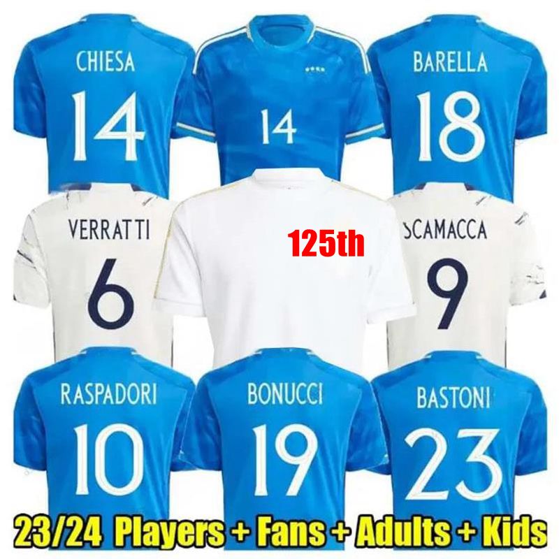 Italy Soccer Jerseys Player Version Maglie Da Calcio Long Sleeve PELLEGRINI CHIESA BARELLA Italia 23 24 Football Shirts T Women Men Set Kids Kit Training Uniform, Away player
Italy Soccer Jerseys Player Version Maglie Da Calcio Long Sleeve PELLEGRINI CHIESA BARELLA Italia 23 24 Football Shirts T Women Men Set Kids Kit Training Uniform, Away player