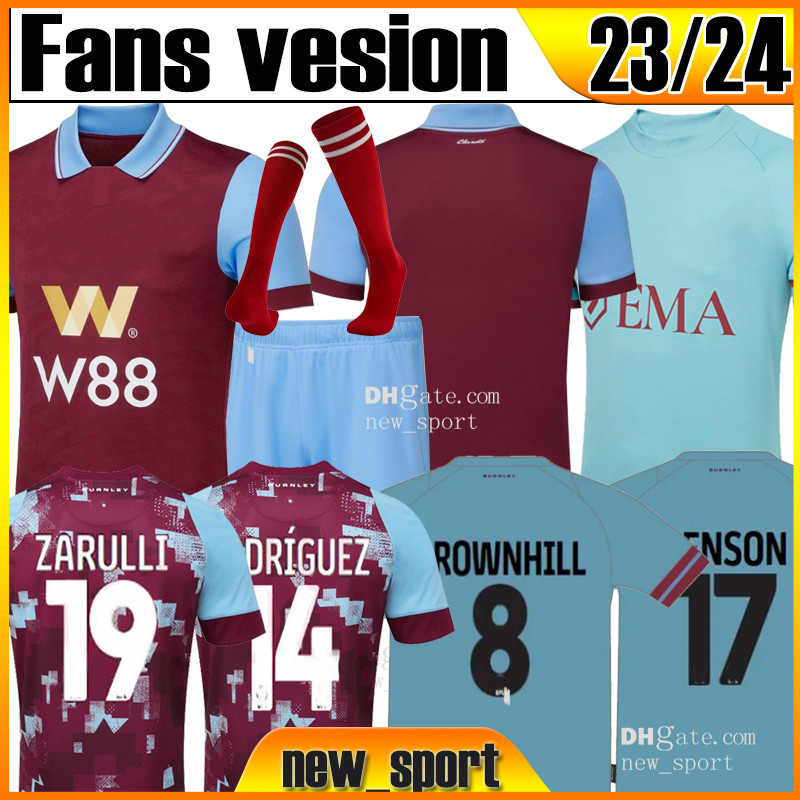 23 24 Nathan Tella Benson Soccer Jerseys Zaroury BURnLeYS Jay Rodriguez 2023 Home Red blue shirt Ashley Barnes Brownhill Maatsen Vitinho Men size S-XXL Football shirt, 22 23
23 24 Nathan Tella Benson Soccer Jerseys Zaroury BURnLeYS Jay Rodriguez 2023 Home Red blue shirt Ashley Barnes Brownhill Maatsen Vitinho Men size S-XXL Football shirt, 22 23
