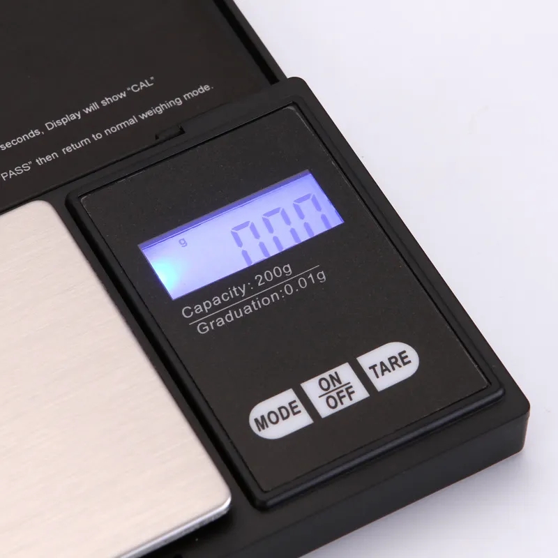 2023 Mini Pocket Digital Scale 0.01 x 200g Silver Coin Diamond Gold Jewelry Weigh Balance LCD Electronic Digital Jewelry Scale Balance