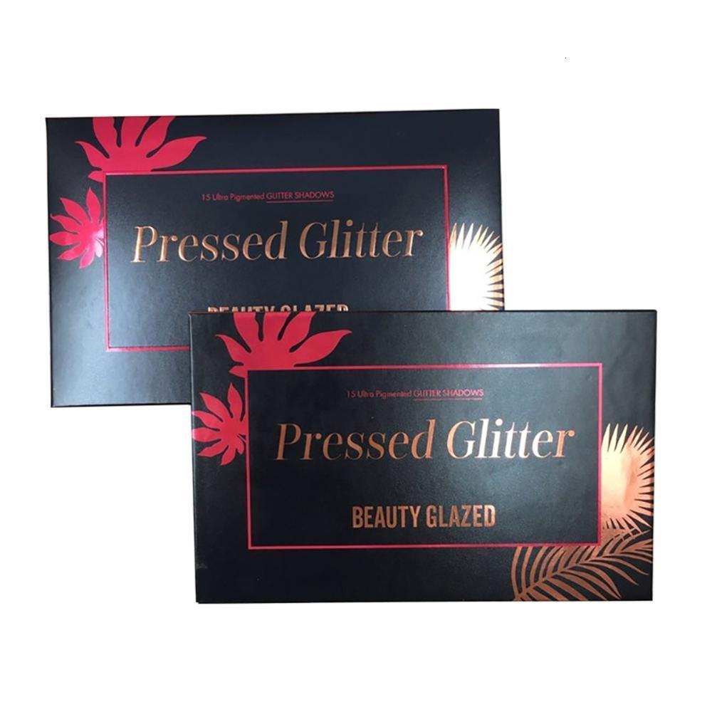Eye Shadow BEAUTY GLAZED 15 Color Eyeshadow Palette Glitter Pressed Makeup Diamond Cosmetic Magnet Shine Shimmer Club Party Maquiagem 230712