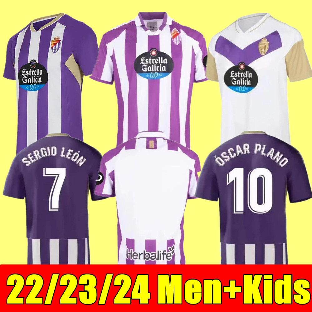 23 24 Real Valladolid SERGIO LEON Mens Soccer Jerseys G.PLATA OSCAR PLANO AGUADO WEISSMAN Home White Purple Away 3rd Football Shirt Short Sleeve Uniforms, 23 24 adult home+league patch
23 24 Real Valladolid SERGIO LEON Mens Soccer Jerseys G.PLATA OSCAR PLANO AGUADO WEISSMAN Home White Purple Away 3rd Football Shirt Short Sleeve Uniforms, 23 24 adult home+league patch