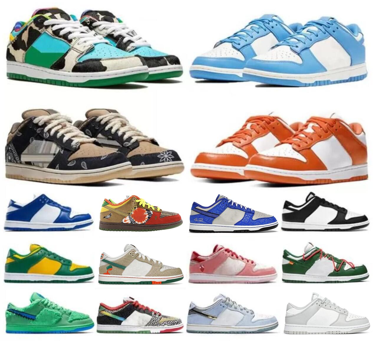 Authentic Low Shoes Grey Fog UNC Jarritos Concepts Syracuse panda Chicago Coast Chunky Dunky Orange Lobster StrangeLove Kentucky Mummy Men Women Sports Sneakers
Authentic Low Shoes Grey Fog UNC Jarritos Concepts Syracuse panda Chicago Coast Chunky Dunky Orange Lobster StrangeLove Kentucky Mummy Men Women Sports Sneakers