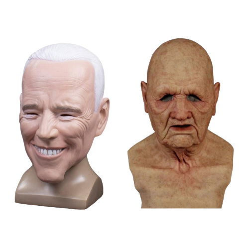 Gauges New human mask crossdress silicone female unisex head mask halloween cosplay without hair latex bareheaded monk head mask