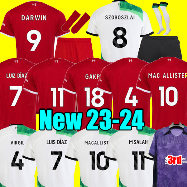 23 24 MAC ALLISTER soccer jerseys GAKPO DARWIN 2023 Mohamed Luis DIaz Alexander Arnold football kit tops shirts men kids uniform A.BECKER goalkeeper, 23-24 home kids set
23 24 MAC ALLISTER soccer jerseys GAKPO DARWIN 2023 Mohamed Luis DIaz Alexander Arnold football kit tops shirts men kids uniform A.BECKER goalkeeper, 23-24 home kids set
