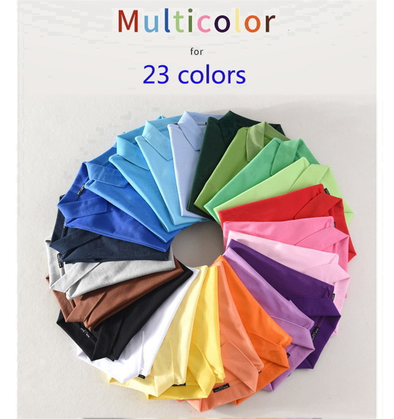 Men s T Shirts Top Quality Solid Color Mens Polo Shirts 100 Cotton Short Sleeve Casual Hommes Fashion Summer Lapel Male Tops 230713
