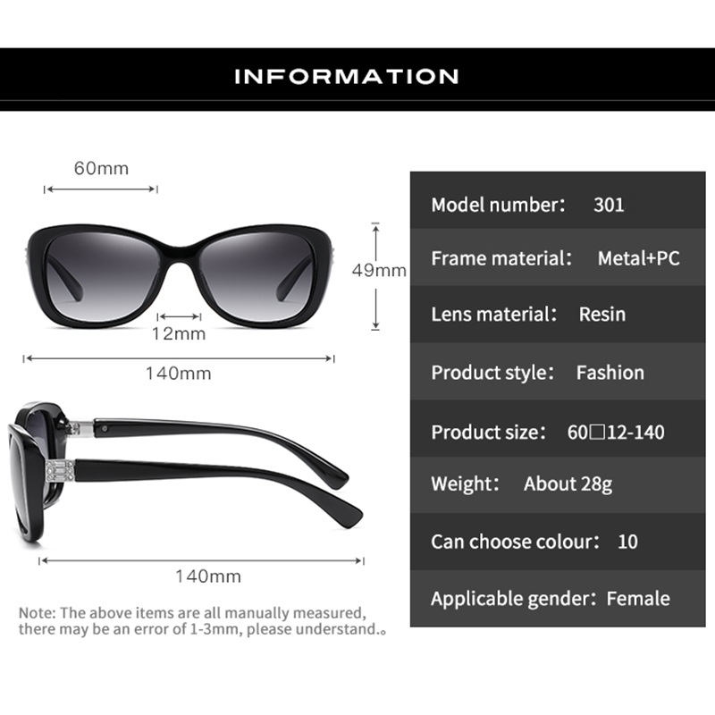 Sunglasses Trend Women Polarized Sunglasses Simple Fashion Lady's UV400 Pochromic Cool Driving Sun Glasses Vintage original gafas 230713