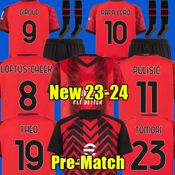 PULISIC RAFA LEAO 23 24 Soccer jerseys ORIGI TOMORI LOFTUS-CHEEK KALULU 2023 2024 A.REBIC THEO CALABRIA Men kids sets GIROUD Ac Milans Top football shirt uniform maglia, Kids away
PULISIC RAFA LEAO 23 24 Soccer jerseys ORIGI TOMORI LOFTUS-CHEEK KALULU 2023 2024 A.REBIC THEO CALABRIA Men kids sets GIROUD Ac Milans Top football shirt uniform maglia, Kids away