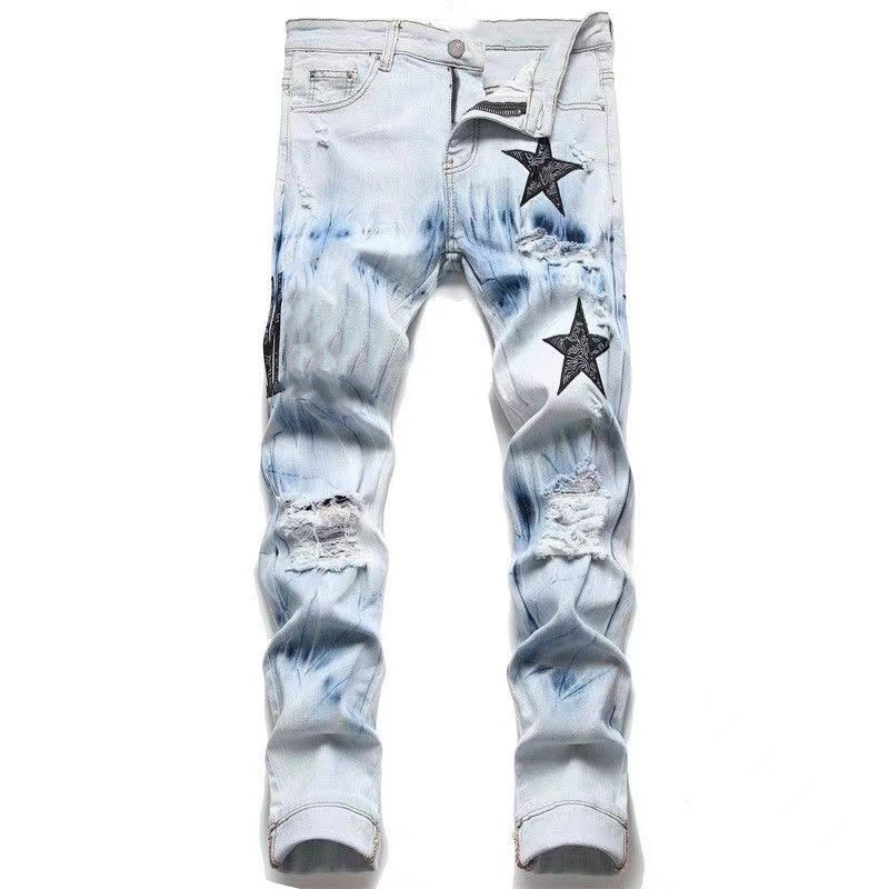 Designer Mens Jeans purple Denim High Street Black Pants amiri Fashion Holes Trouser Hip Hop Distressed Zipper trousers For Male
Designer Mens Jeans purple Denim High Street Black Pants amiri Fashion Holes Trouser Hip Hop Distressed Zipper trousers For Male