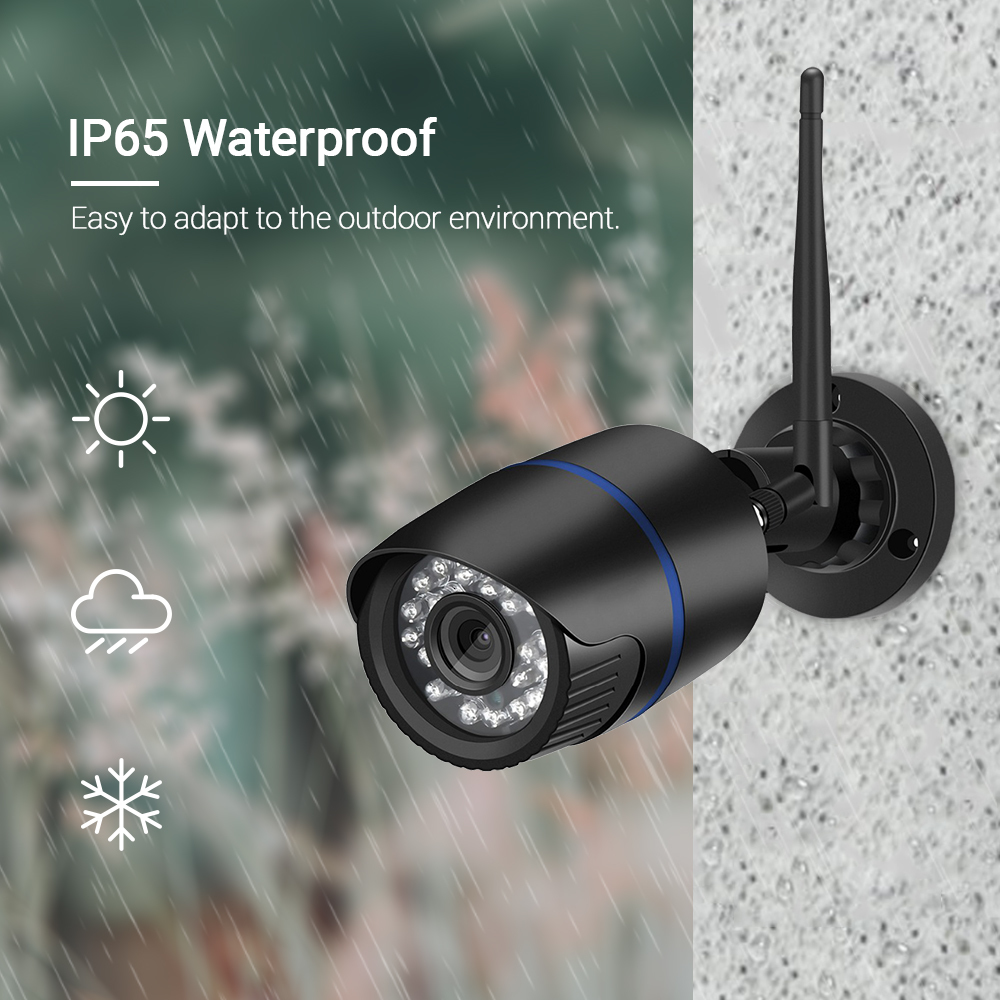 IP Cameras 5MP Wifi Camera HD 1080P Bullet Waterproof Outdoor Nightvision Audio Record Email Alert RTSP Xmeye Cloud iCSee 230712