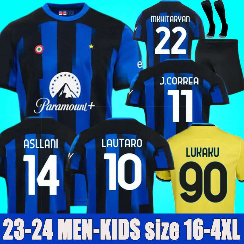 23 24 Maglia INTERS Soccer Jerseys MILANS men KidS Kits Final Maillot de Foot LUKAKU DZEKO LAUTARO 2023 2024 IM Maglie UNIFORMS Football Shirt J.CORREA BARELLA ALEXIS, 23-24 home kids
23 24 Maglia INTERS Soccer Jerseys MILANS men KidS Kits Final Maillot de Foot LUKAKU DZEKO LAUTARO 2023 2024 IM Maglie UNIFORMS Football Shirt J.CORREA BARELLA ALEXIS, 23-24 home kids