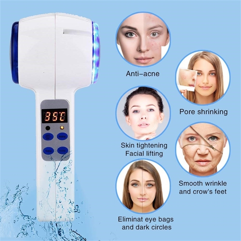 Face Care Devices Device Cold Hammer Cryo Blue P on Acne Treatment Skin Beauty Massager Rejuvenation Machine 230712