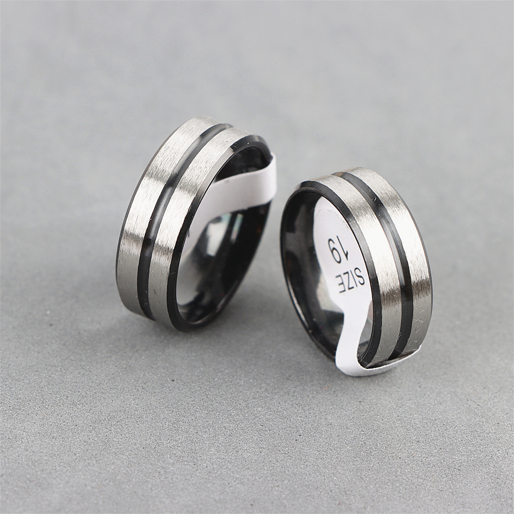 Wedding Rings 20Pcs/Lot Fashion Stainless Steel Ring For Men Women Simple Mix Style Silver Color Jewelry Party Engagement Gifts 230713