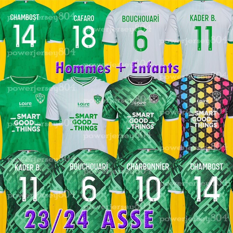23 24 maillots AS Saints Etienne Soccer Jerseys 2023 2024 maillot ASSE Etienne KRASSO CHAMBOST LOBRY CHARBONNIER WADJI Football shirts equipment boutique des verts, 23 24 away
23 24 maillots AS Saints Etienne Soccer Jerseys 2023 2024 maillot ASSE Etienne KRASSO CHAMBOST LOBRY CHARBONNIER WADJI Football shirts equipment boutique des verts, 23 24 away