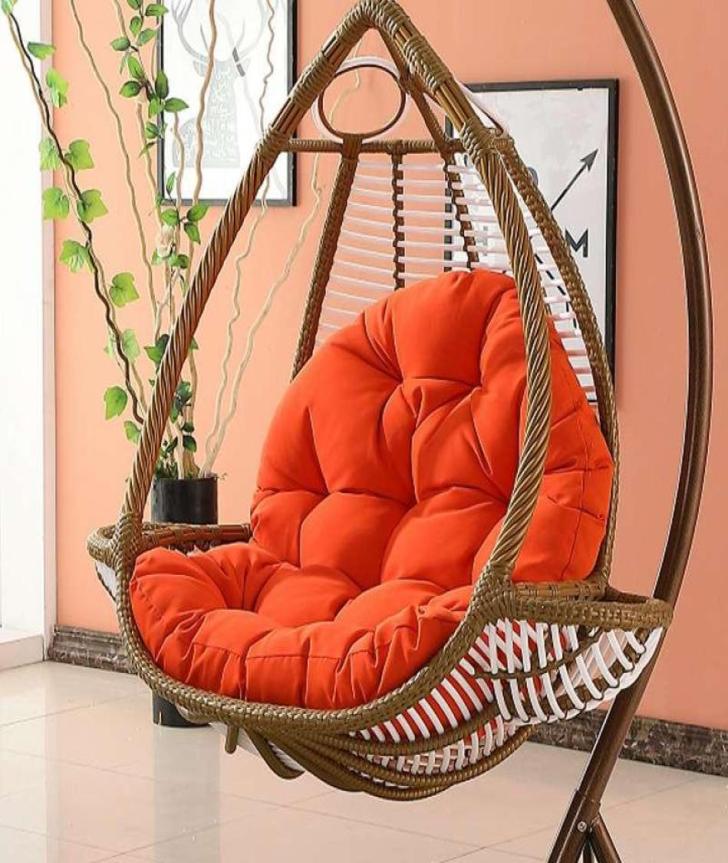 

Camp Furniture Egg Chair Swing Hammock Cushion Hanging Basket Cradle Rocking Garden Outdoor Indoor Home Decor No7188833