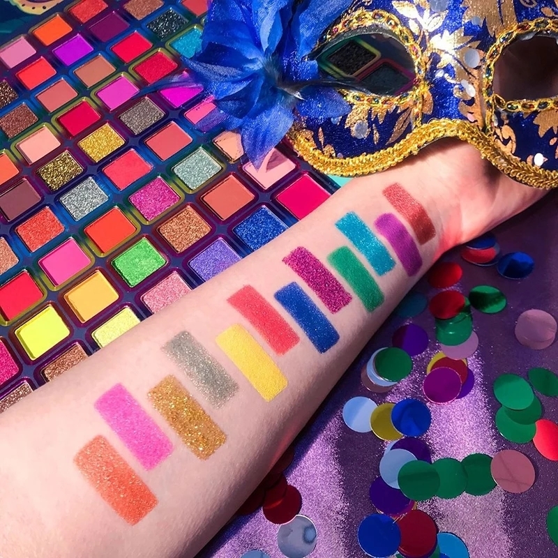 Eye Shadow 99 Colors Brazil Palette Pigmented Pressed Powder Shimmer Matte Glitter Stage Party Eyeshadow 230712