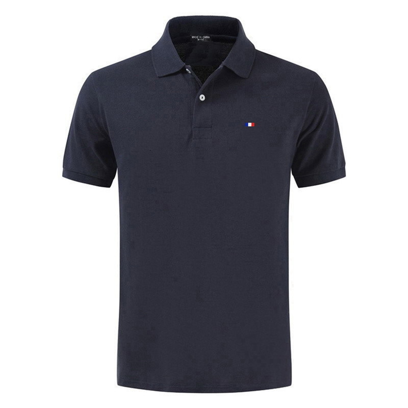 Men s T Shirts Top Quality Solid Color Mens Polo Shirts 100 Cotton Short Sleeve Casual Hommes Fashion Summer Lapel Male Tops 230713
