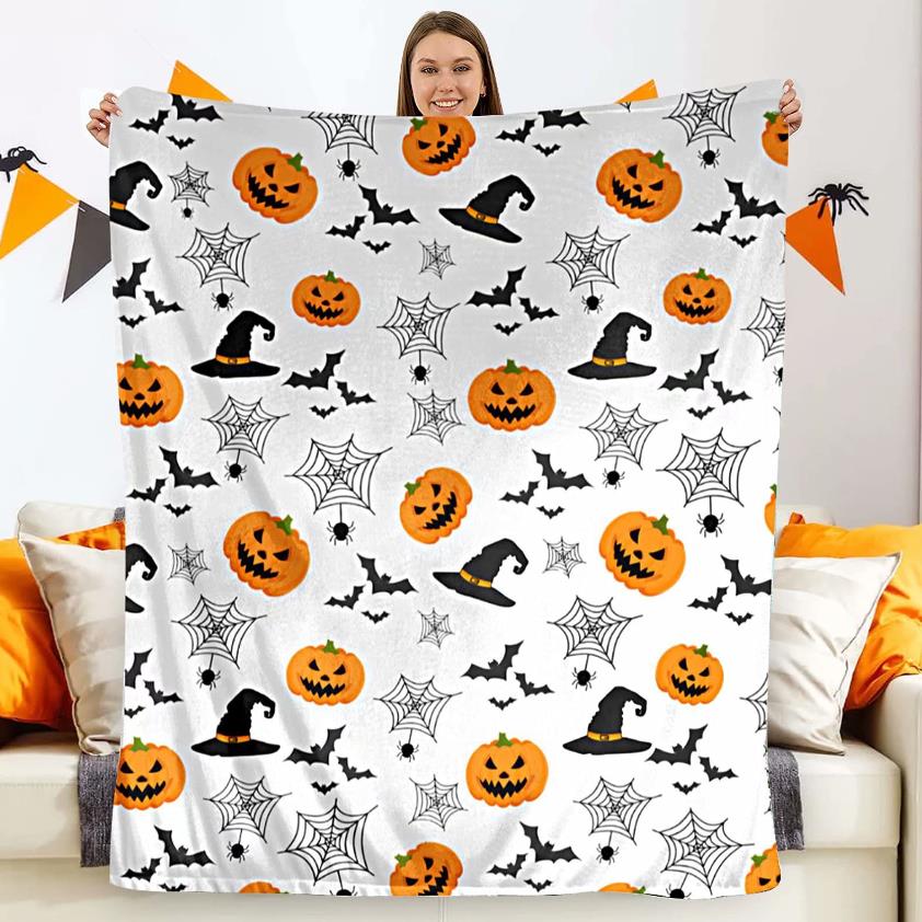 Blankets 30x40inch Cute Ghost Pumpkin Blanket Halloween Lightweight Throw For Women Men Soft Cozy Couch Living Room Bed K1
Blankets 30x40inch Cute Ghost Pumpkin Blanket Halloween Lightweight Throw For Women Men Soft Cozy Couch Living Room Bed K1