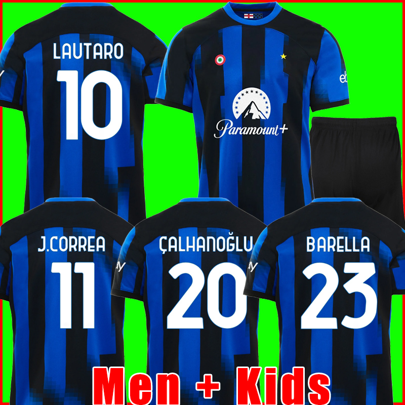 BARELLA soccer jerseys 23 24 VIDAL LAUTARO INTERS DZEKO CORREA Home AWAY THIRD MILANS UNIFORMS football shirt 2023 2024 men kids kit boys, 22/23 kids home + socks
BARELLA soccer jerseys 23 24 VIDAL LAUTARO INTERS DZEKO CORREA Home AWAY THIRD MILANS UNIFORMS football shirt 2023 2024 men kids kit boys, 22/23 kids home + socks